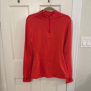 Under Armour Red Long Sleeve Pullover